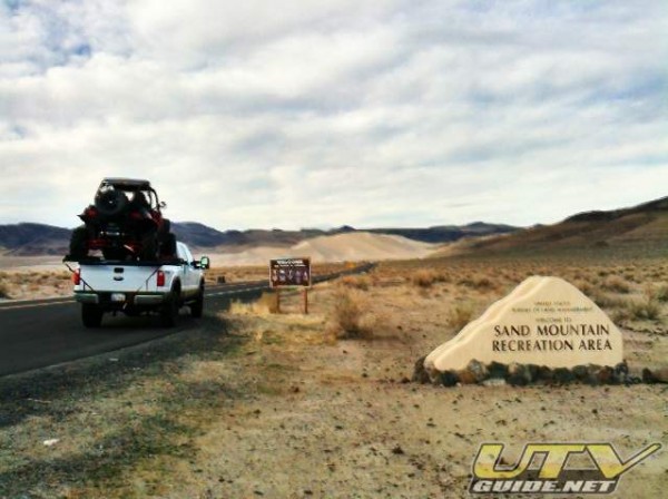 ICON Ford F-250 Superduty 2.5" lift on the UTV Guide Tour of Nevada school project