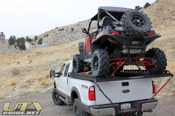 ICON Ford F-250 Superduty 2.5" lift on the UTV Guide Tour of Nevada school project