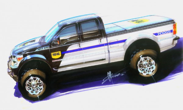 wd-40, chip foose, sema cares, icon vehicle dynamics Ford F-350 Super Duty Rendering